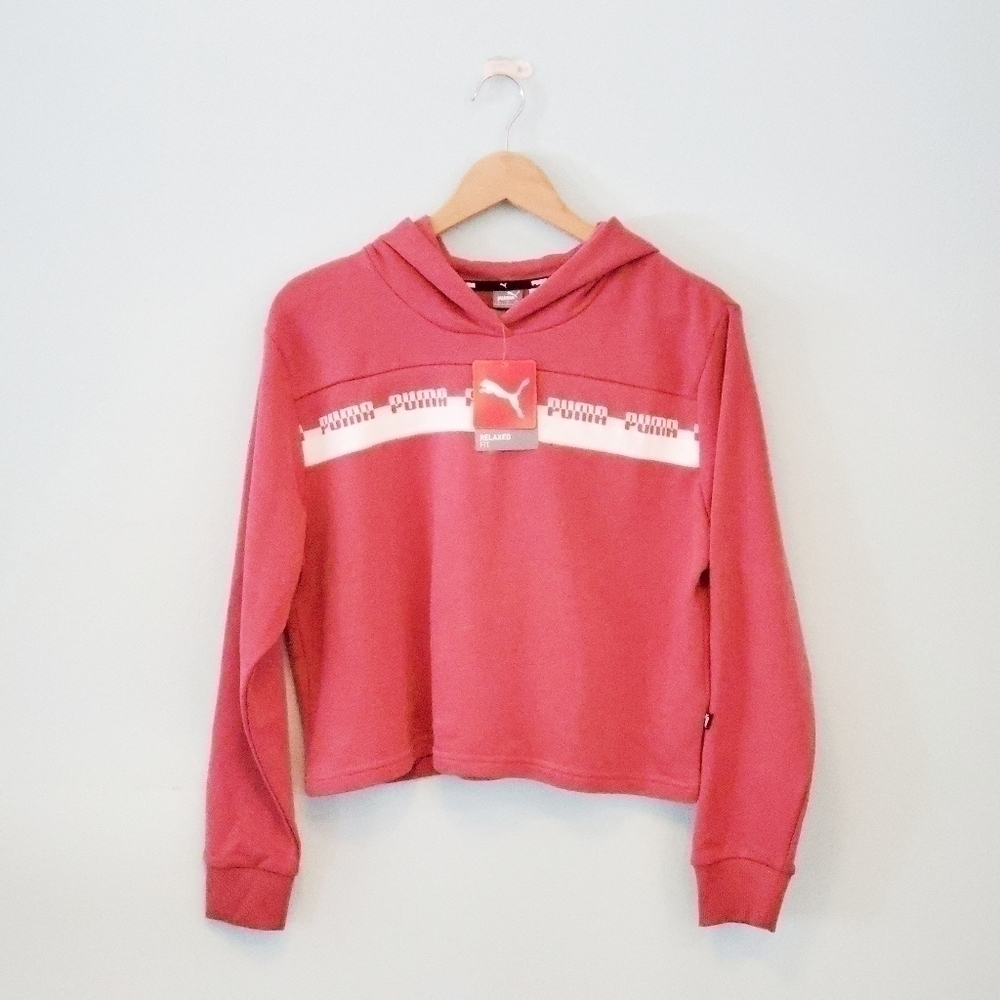 PUMA - Women's Amplified Cropped Hoodie Size S - Picture 9 of 9